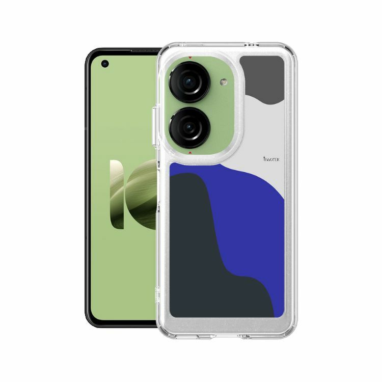 Asus ZenFone 9/10手機防摔殼深藍幾何
