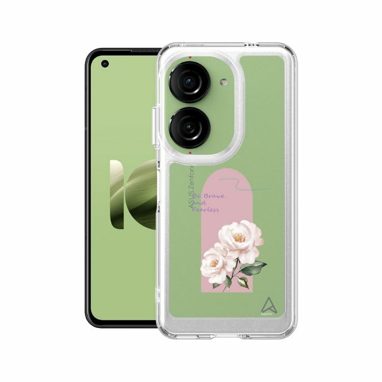 Asus ZenFone 9/10手機防摔殼粉花物語