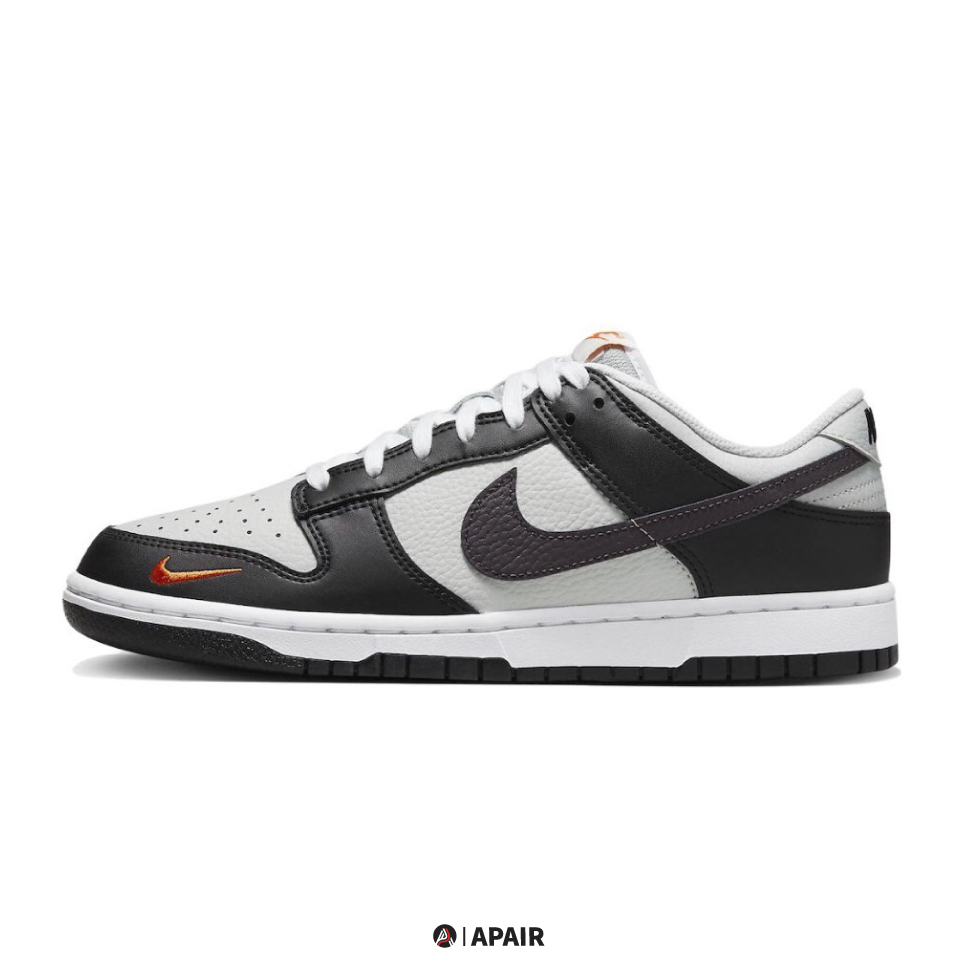 【APAIR】預購 Nike Dunk Low "Grey Black Orange Mini Swoosh" 黑灰小橘勾 FN7808-001