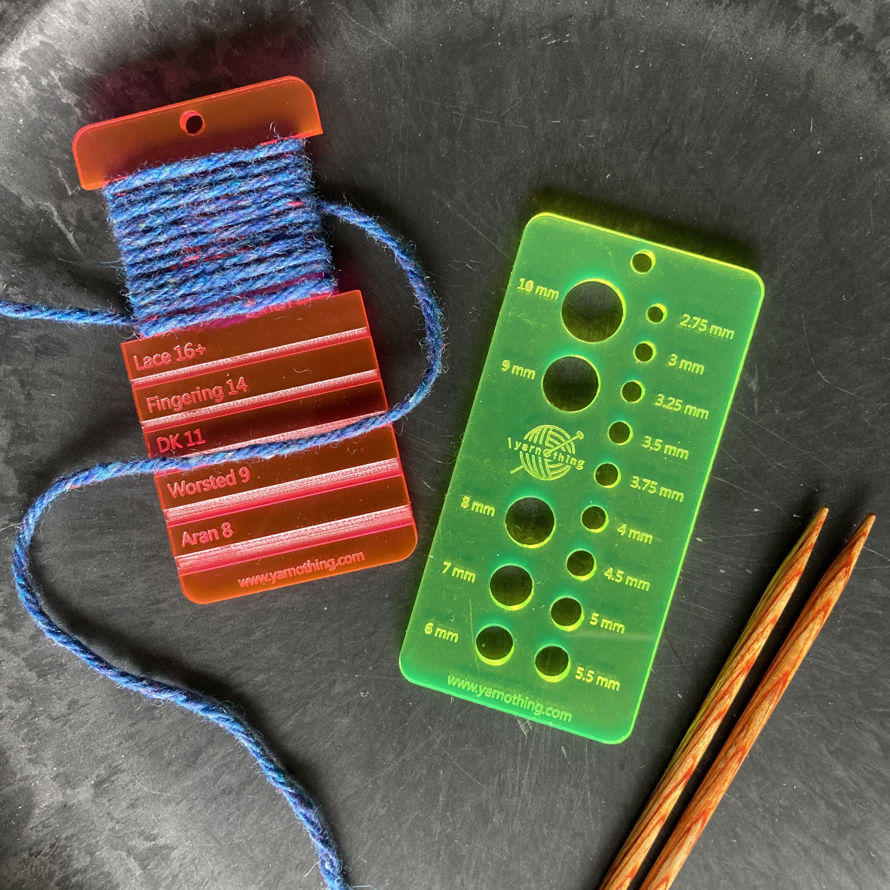 [線製集] 螢光針號尺&量線尺/密度尺