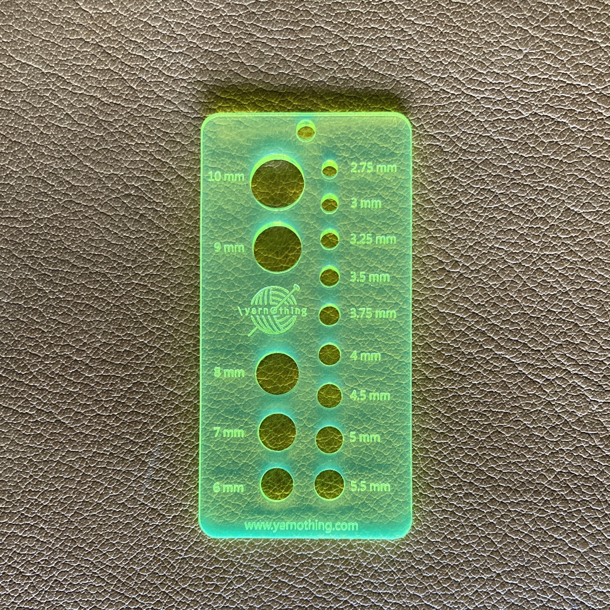 [線製集] 螢光針號尺&量線尺/密度尺