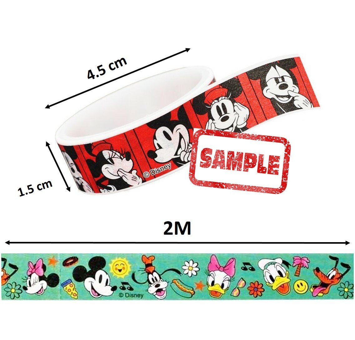 迪士尼米奇 - 紙膠帶 膠紙 MICKEY & FRIENDS-green
