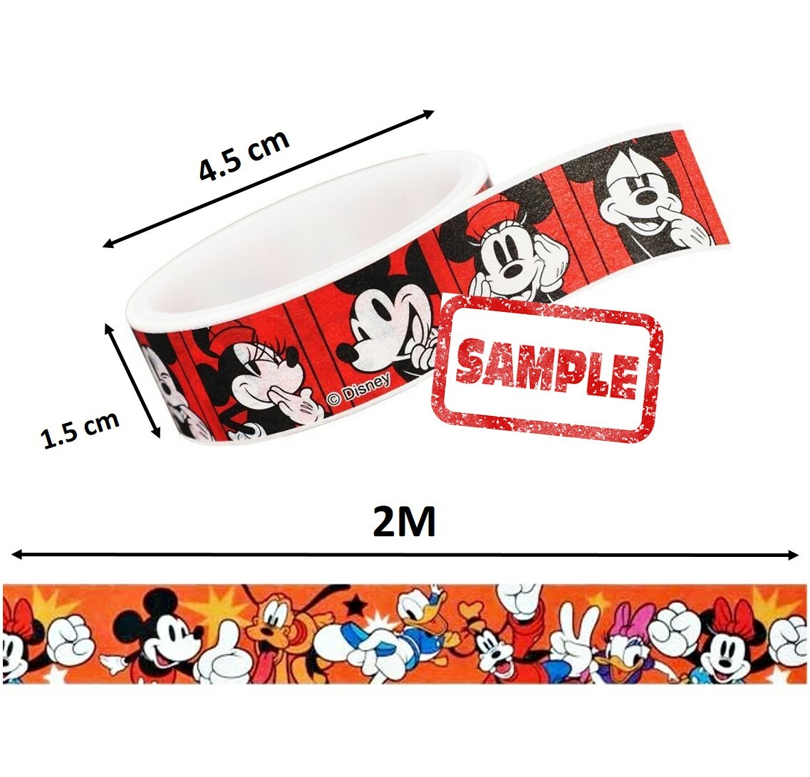 迪士尼米奇 - 紙膠帶 膠紙 MICKEY & FRIENDS-orange