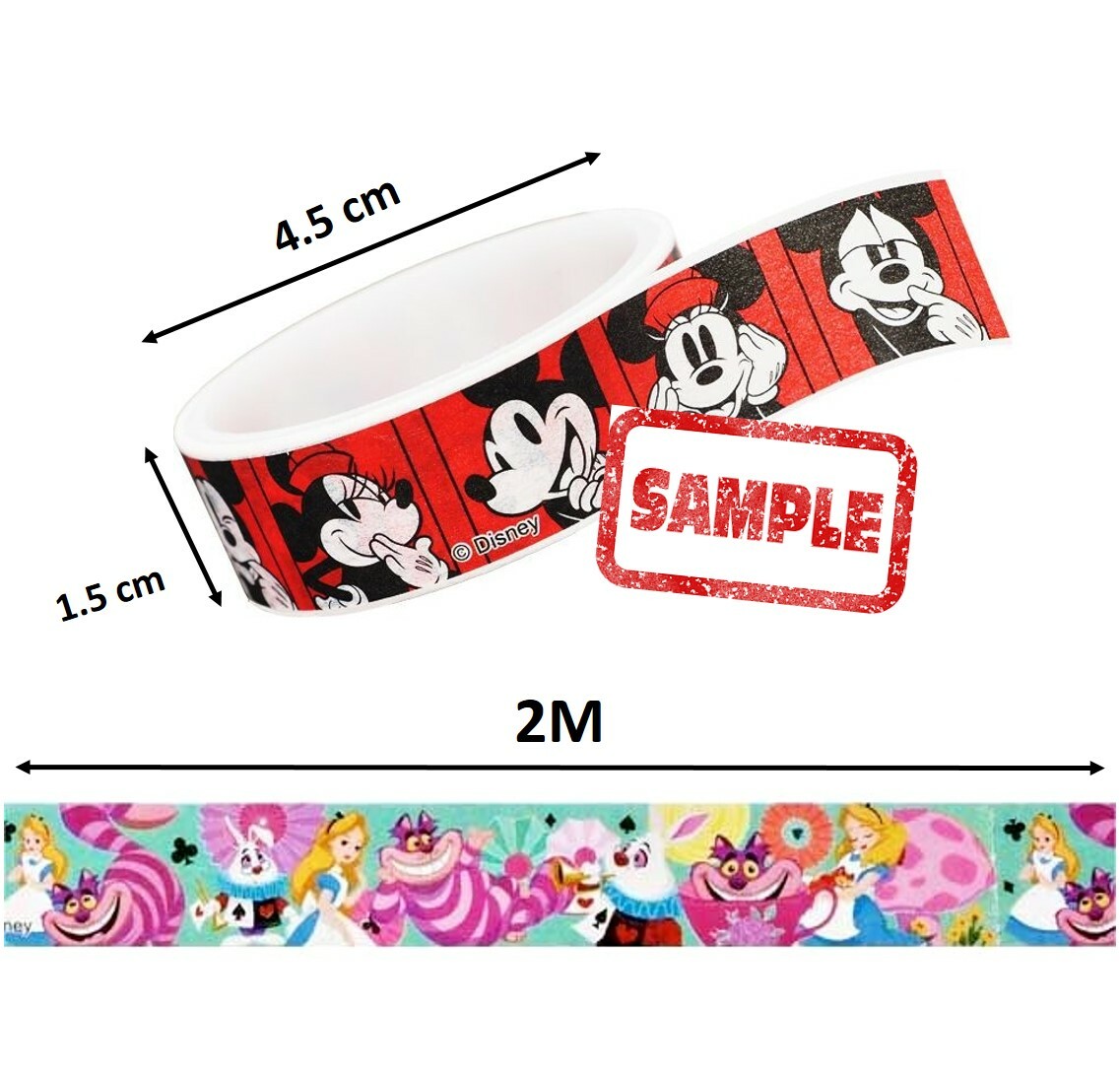 迪士尼公主 - 紙膠帶 膠紙-愛麗絲