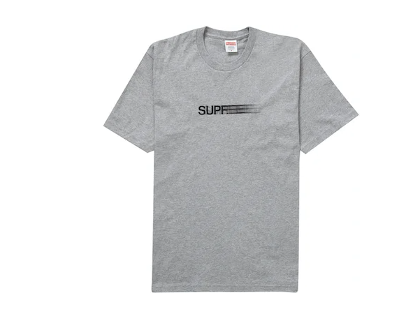 {現貨} Supreme Motion Logo Tee Heather Grey