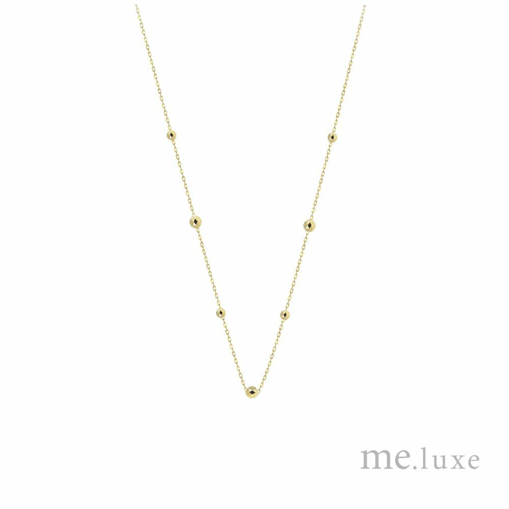 【me.luxe】K10滑動小宇宙項鍊-45cm