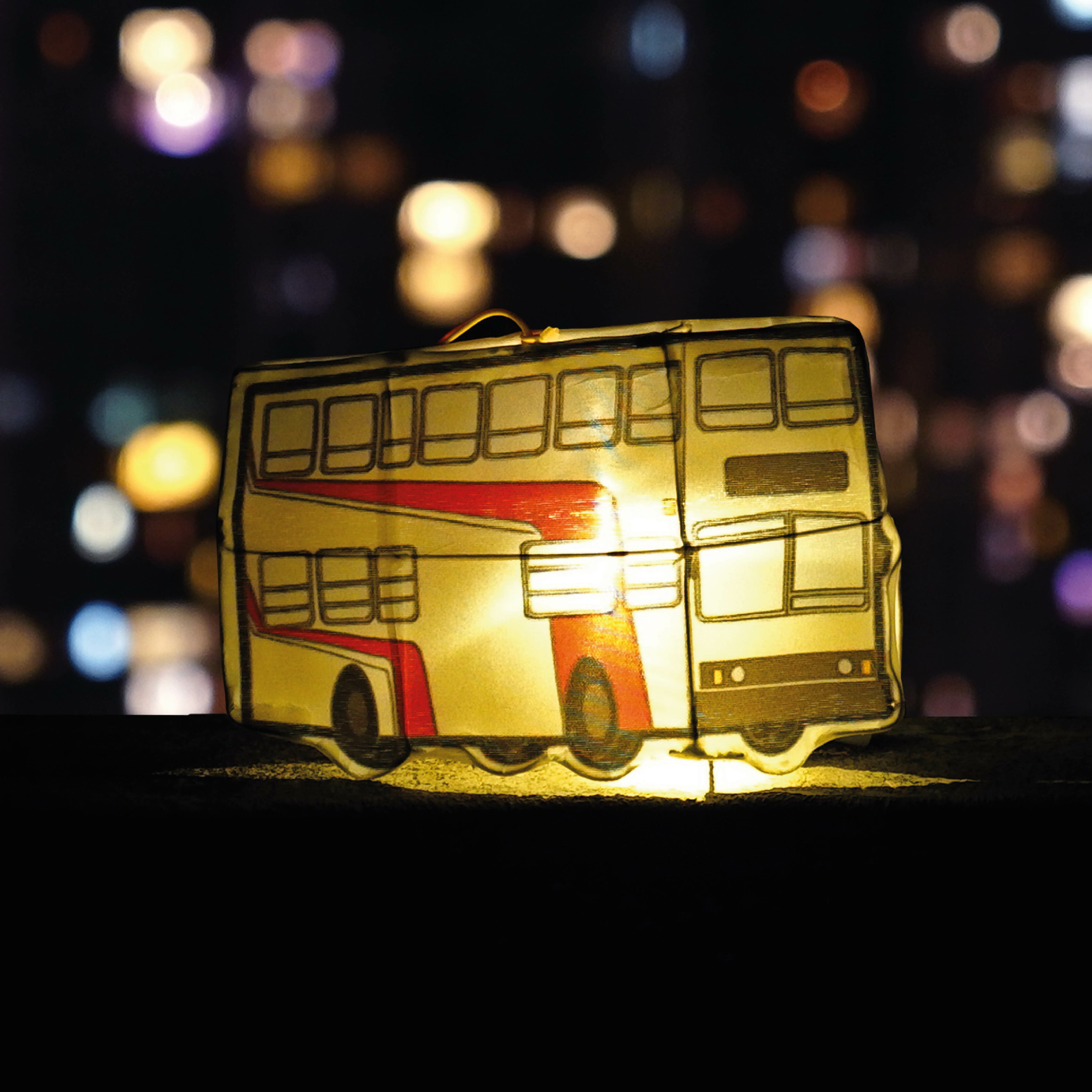 祝君安好 懷舊巴士紮作燈籠| 中秋限定| 香港人回憶中的巴士| 香港懷舊系列| 香港人手製作