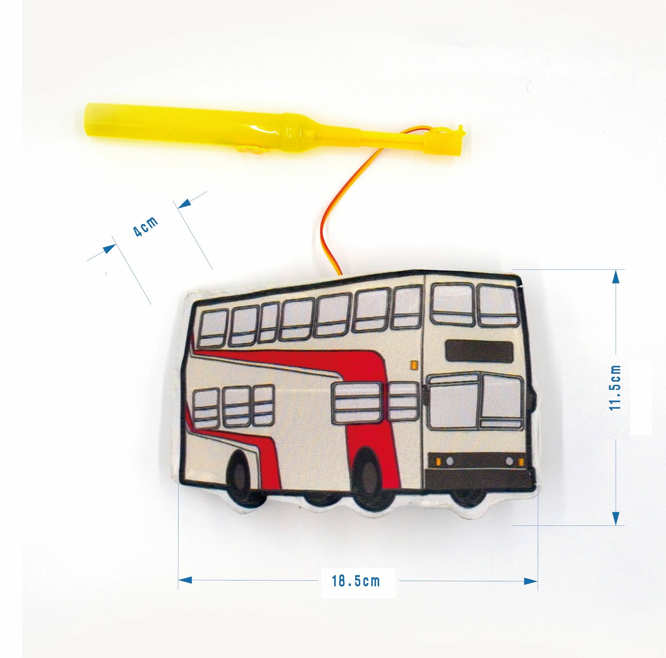 祝君安好懷舊巴士紮作燈籠