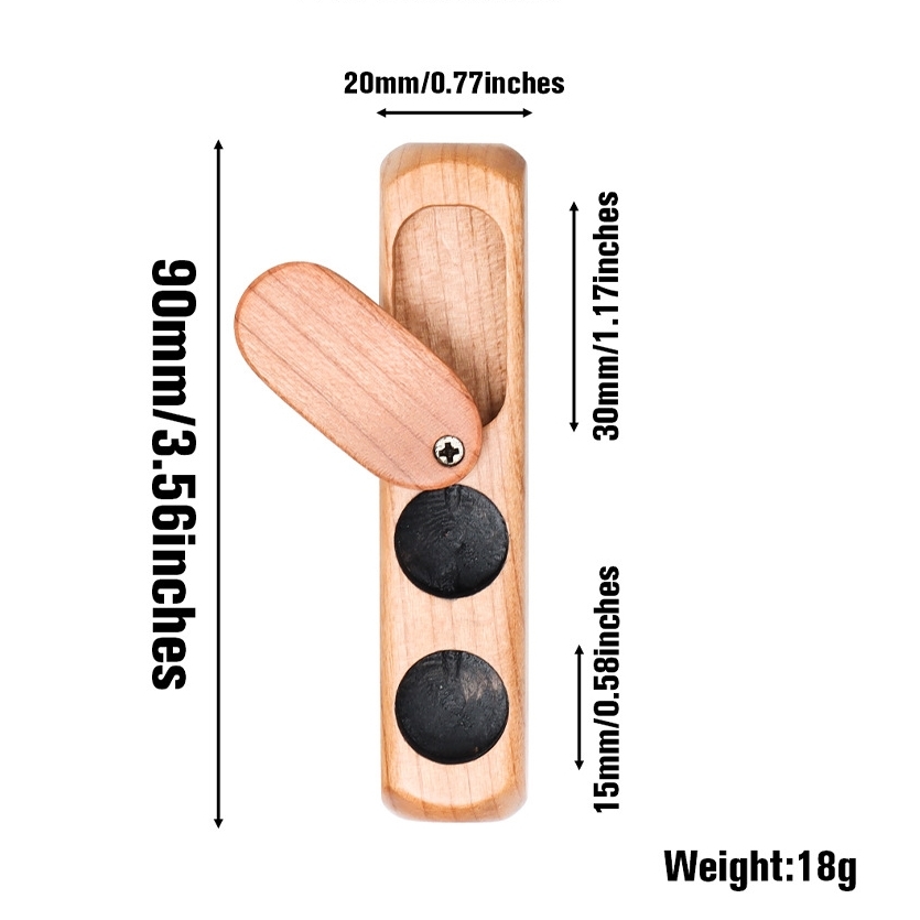 【飛航模式】雙槽式二合一、木製旋轉煙斗 #Wood Pipe