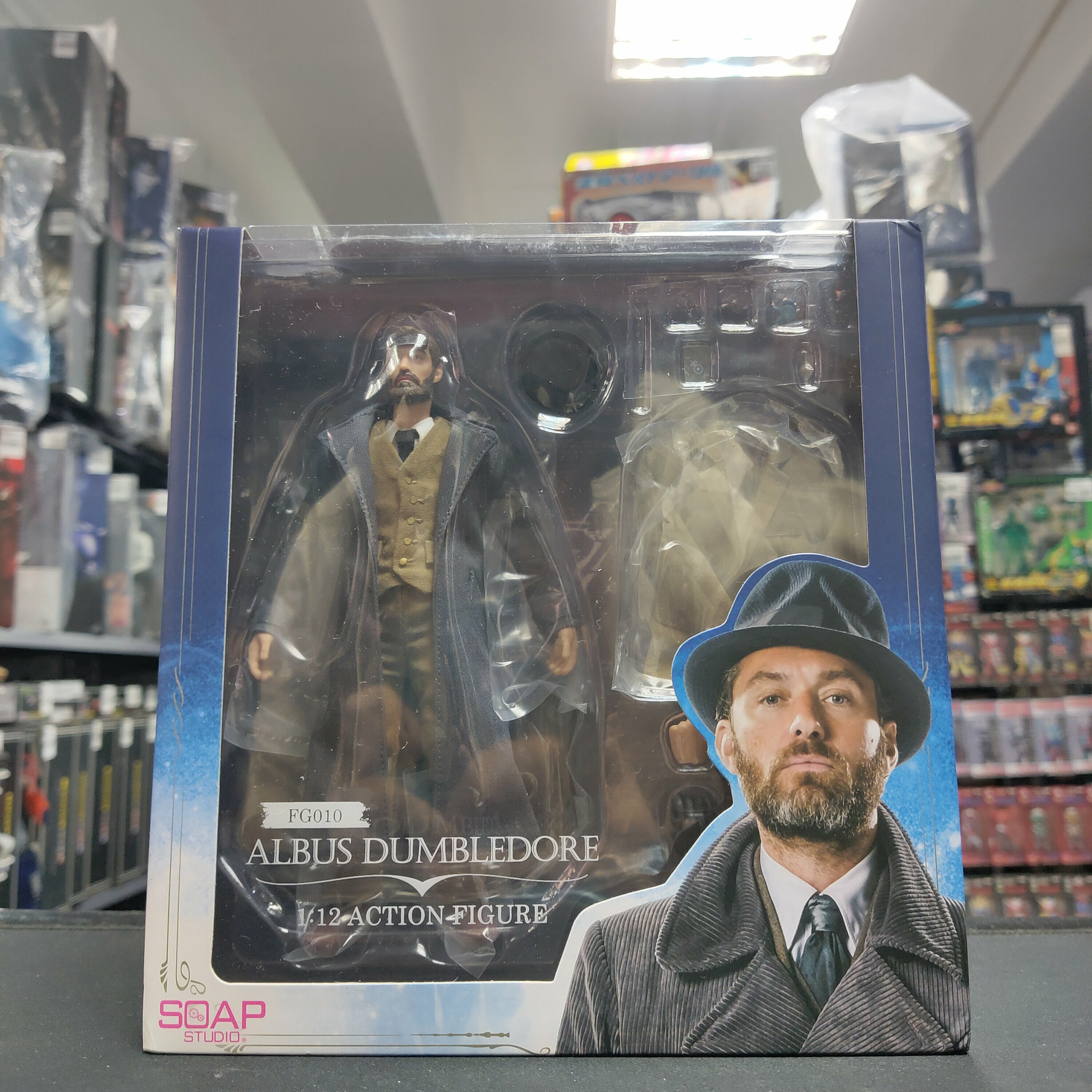 寄賣 Soap Studio FG010 1:12 阿不思·鄧不利多 怪獸與葛林戴華德的罪行ver. Action Figure