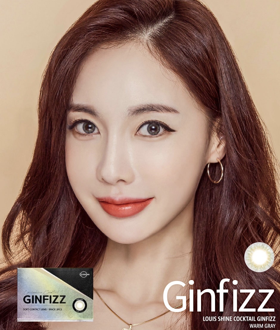 LensMe Cocktail Ginfizz Monthly (Warm Gray)