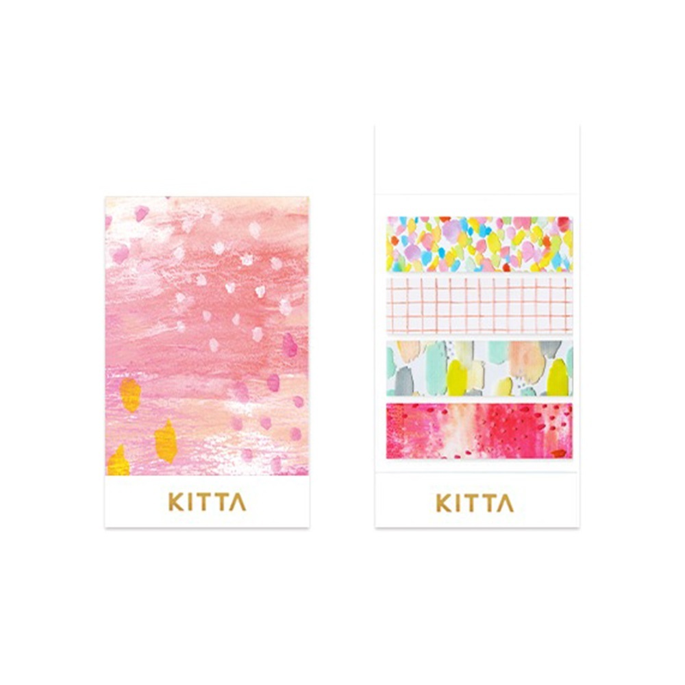 KITTA隨身攜帶和紙膠帶 Clear透明 水彩刷色 (KITT001)
