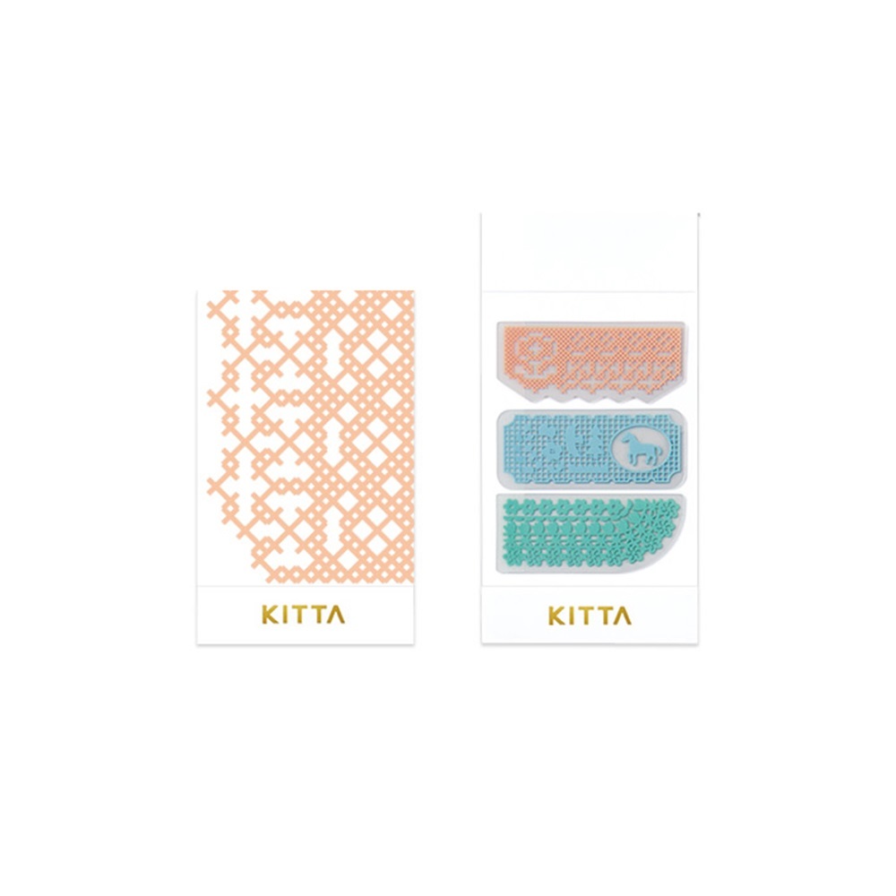 KITTA隨身攜帶和紙膠帶 Clear透明_蕾絲鉤花(KITT008)