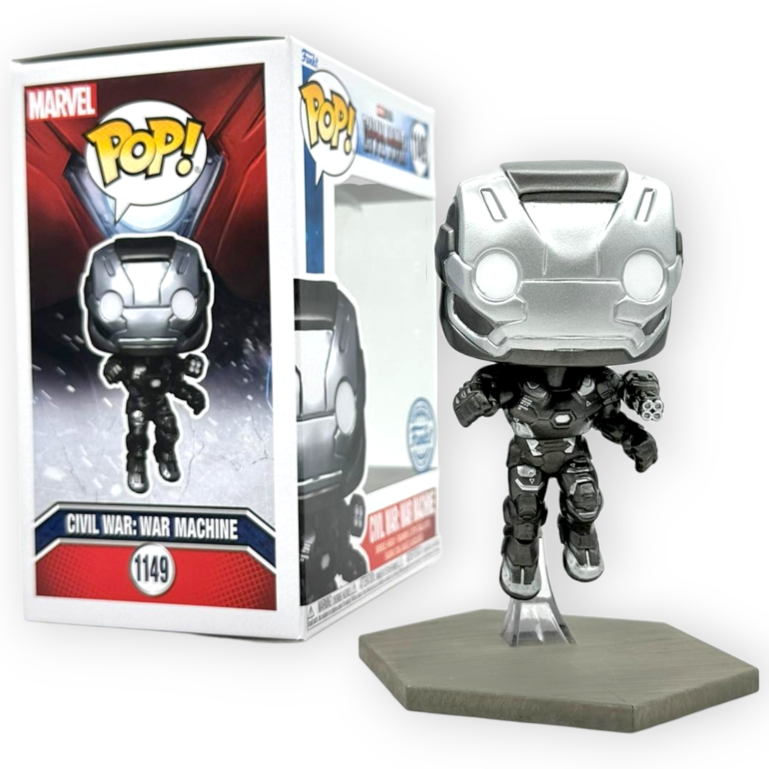 FUNKO POP<美國隊長3-英雄內戰12公仔套裝>戰爭機器-NO.1149