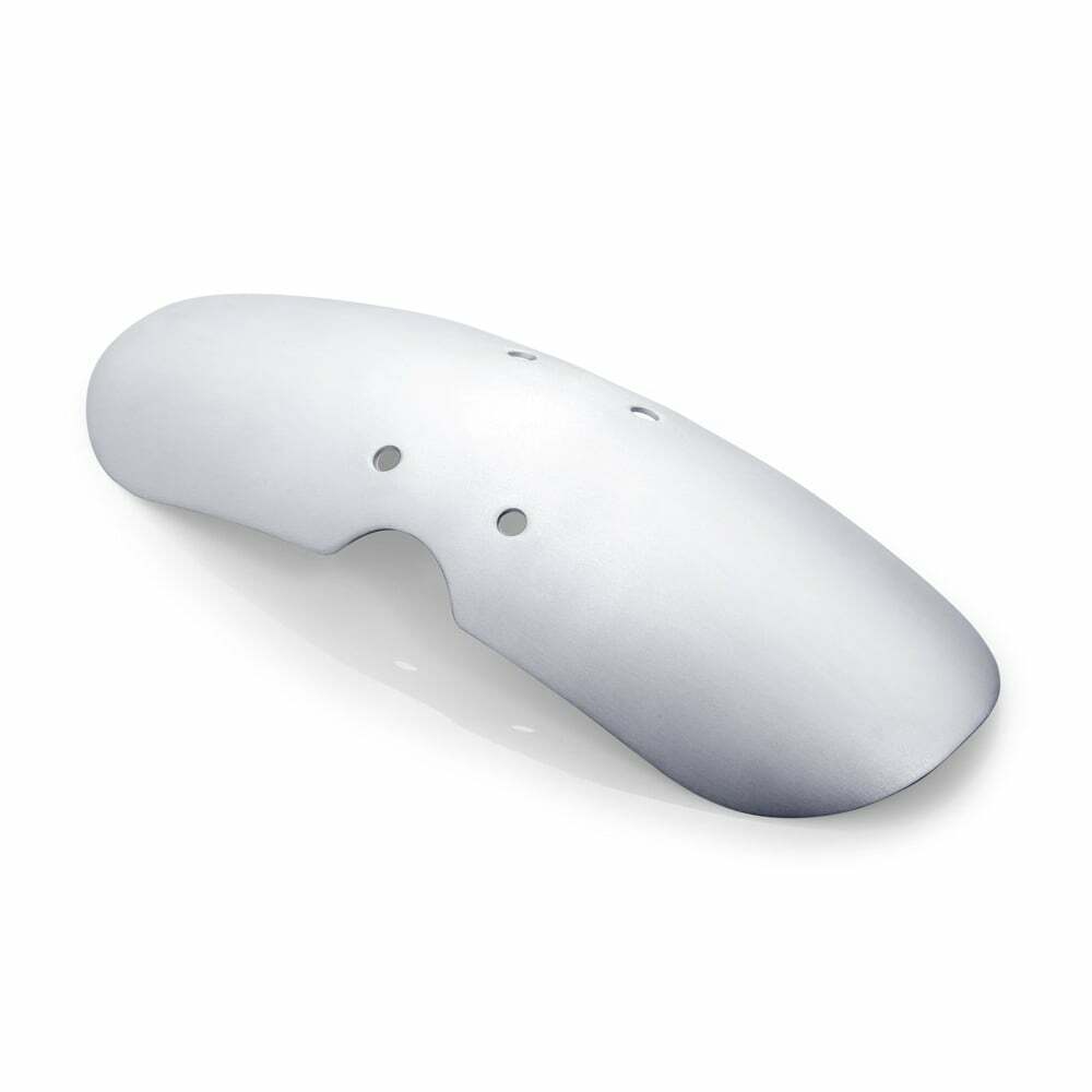 Motone 氣冷凱旋專用 前土除 短款 鋼絲框 - 髮絲銀