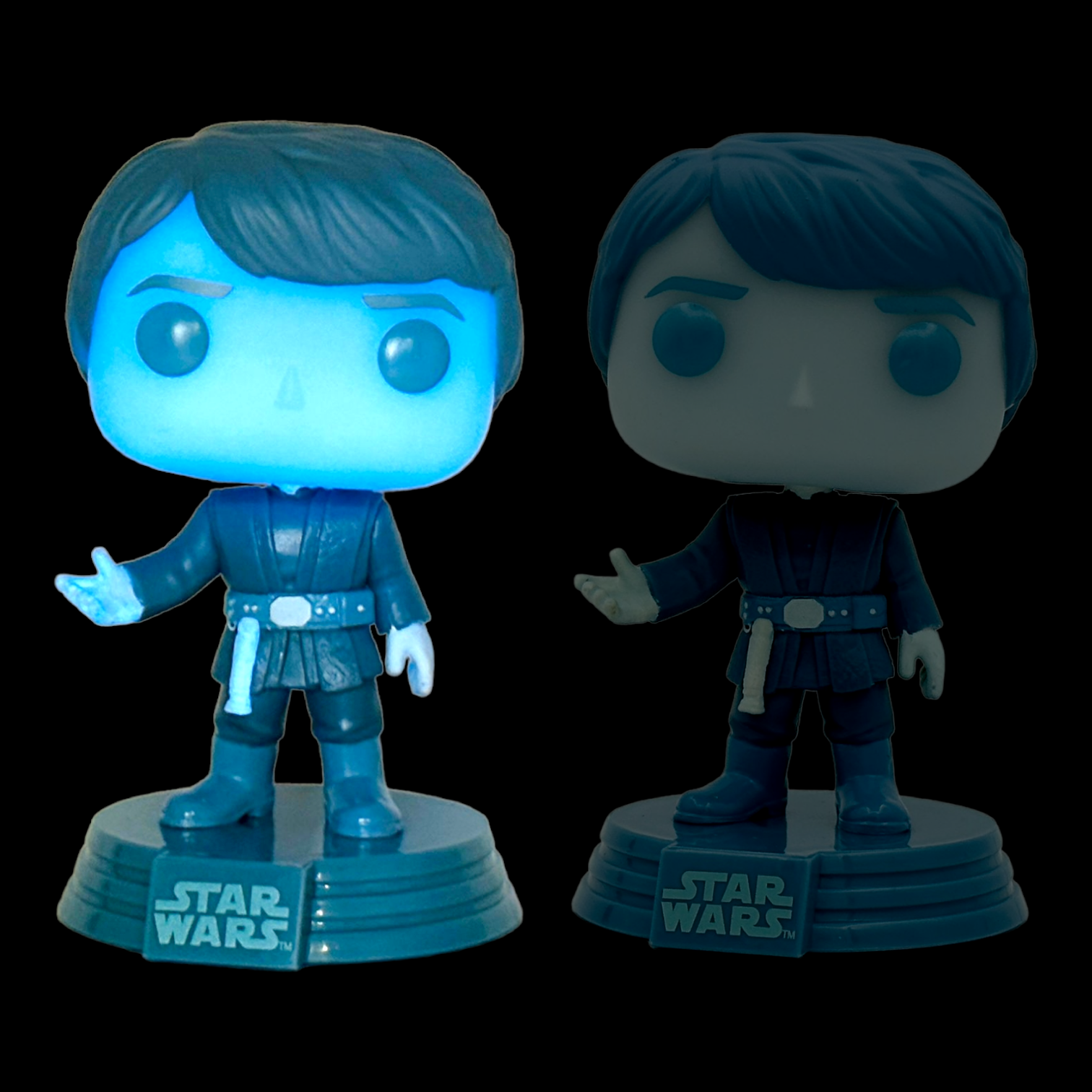 FUNKO POP<星球大戰StarWars>天行者_全息投影(夜光版)-NO.615