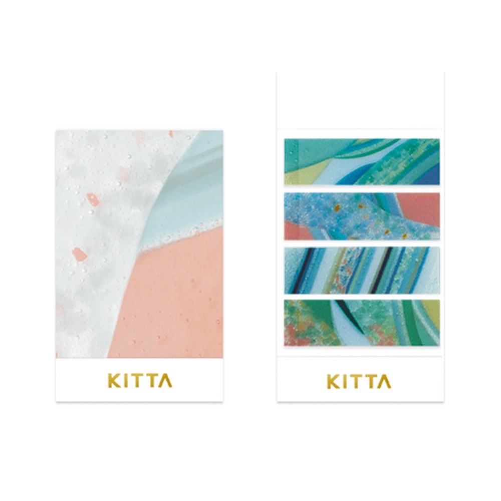 KITTA隨身攜帶和紙膠帶 Clear透明_玻璃1(沖田奈央設計款)(KITT011)