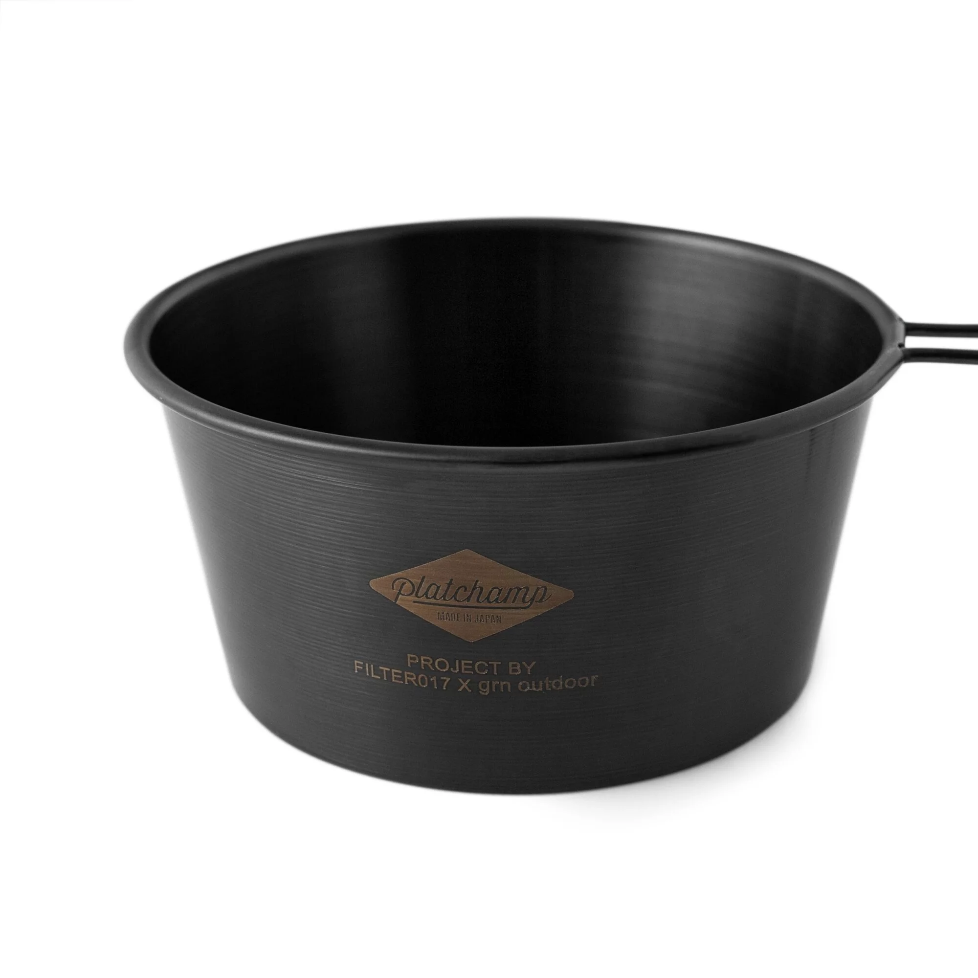 【Filter017】Naughty Camp x Platchamp Black Stainless Steel Sierra Cup 日製黑化不鏽鋼提耳碗