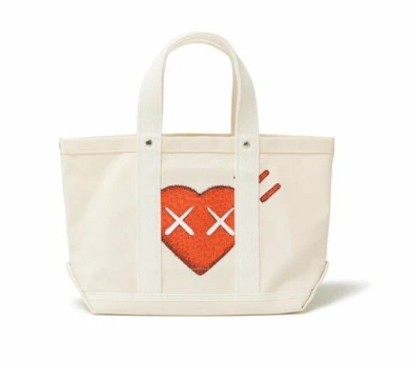 2021AW HUMAN MADE KAWS TOTE BAG 愛心 小 / 鴨子 中 / 北極熊 大 托特包 聯名 現貨