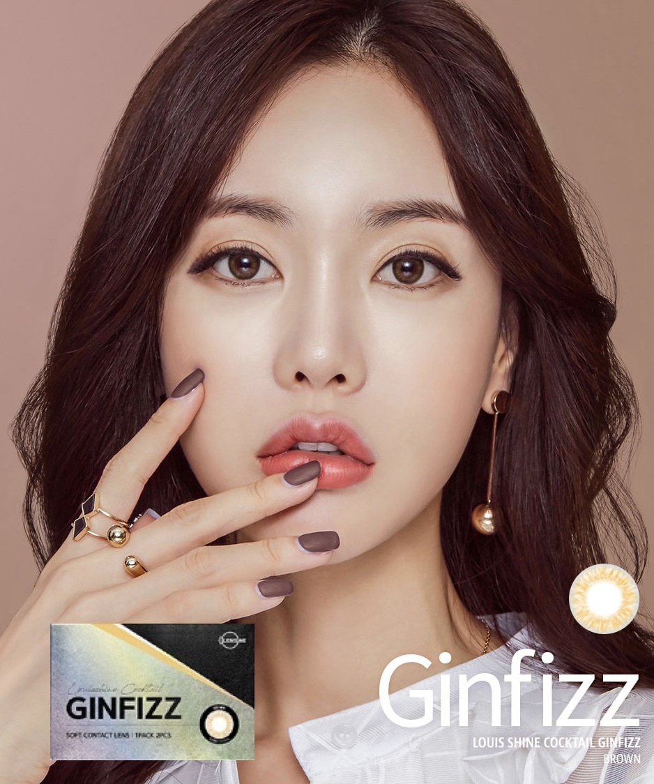 LensMe Cocktail Ginfizz Monthly (Brown)