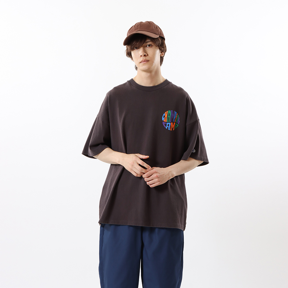 男款-CASUAL 美式復古印花短袖TEE-黑色（C3-X307-090）