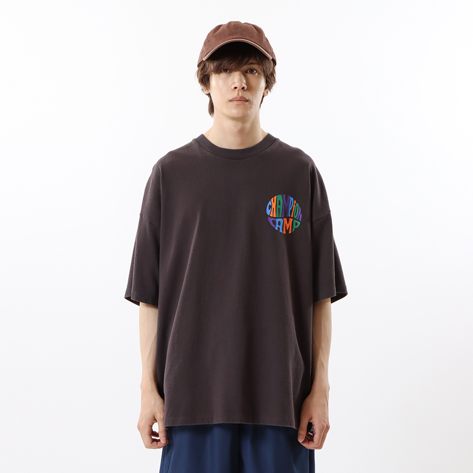 男款-CASUAL 美式復古印花短袖TEE-黑色（C3-X307-090）