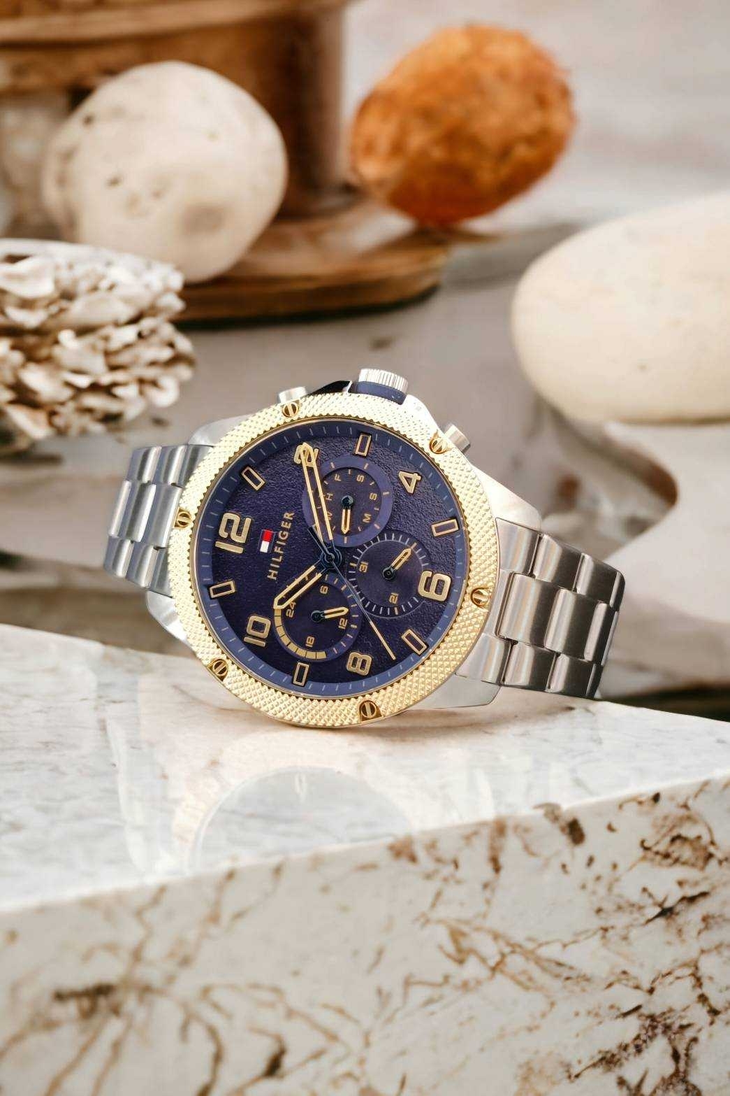 【Tommy Hilfiger】復古時尚大刻度男腕錶1792031 46mm 現代鐘錶