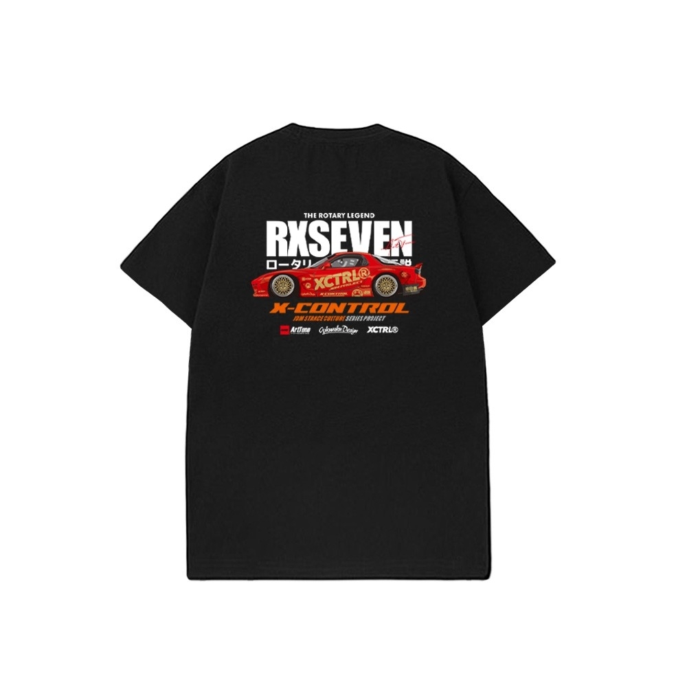 XCTRL x Gokuraku 極楽聯名JDM-A計畫短T-黑
