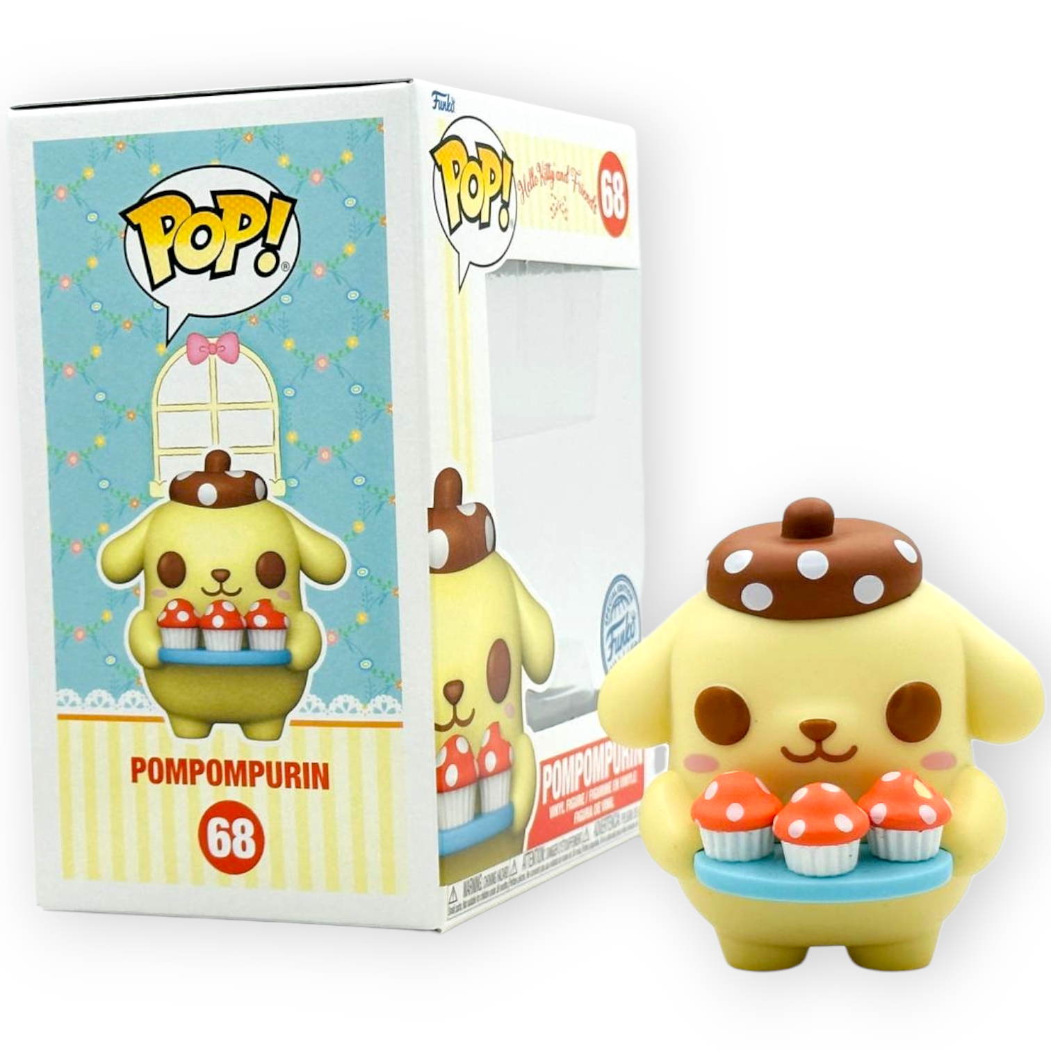 FUNKO POP <Sanrio_蘑菇屋>Pompompurin布甸狗-No.68