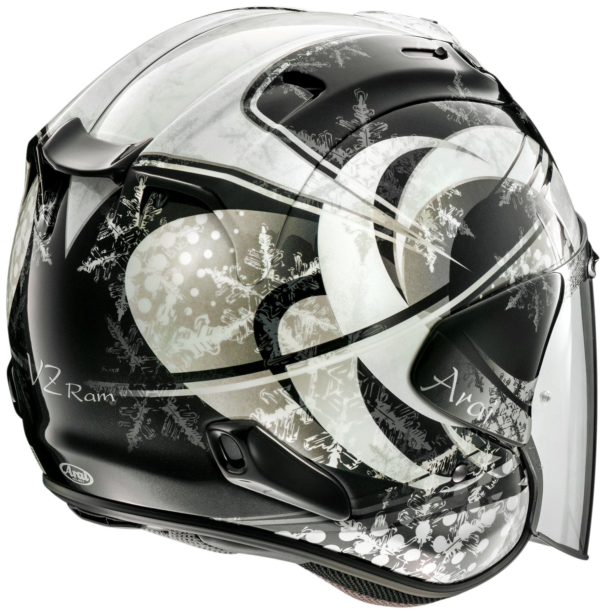ARAI VZ-RAM SNOW DOME 彩繪 BLACK 黑 3/4罩