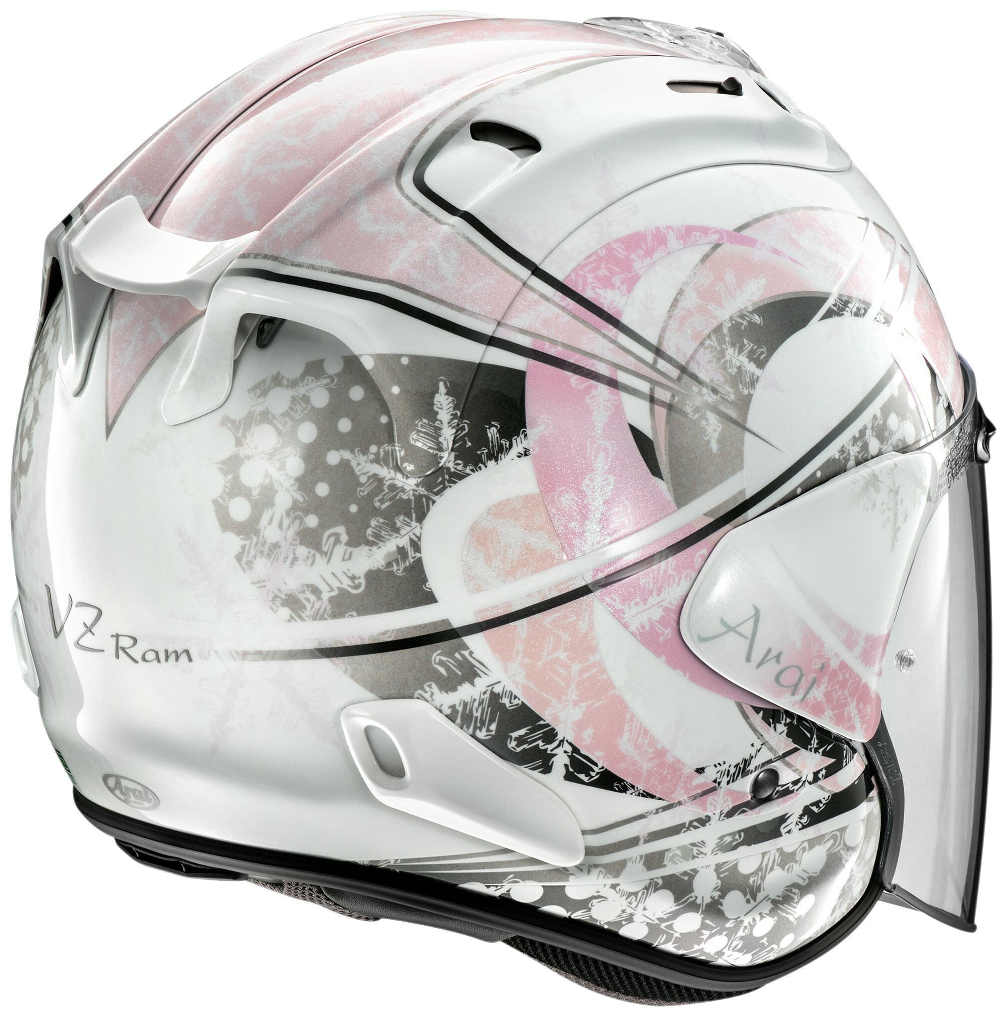ARAI VZ-RAM SNOW DOME 彩繪 PINK 粉 3/4罩