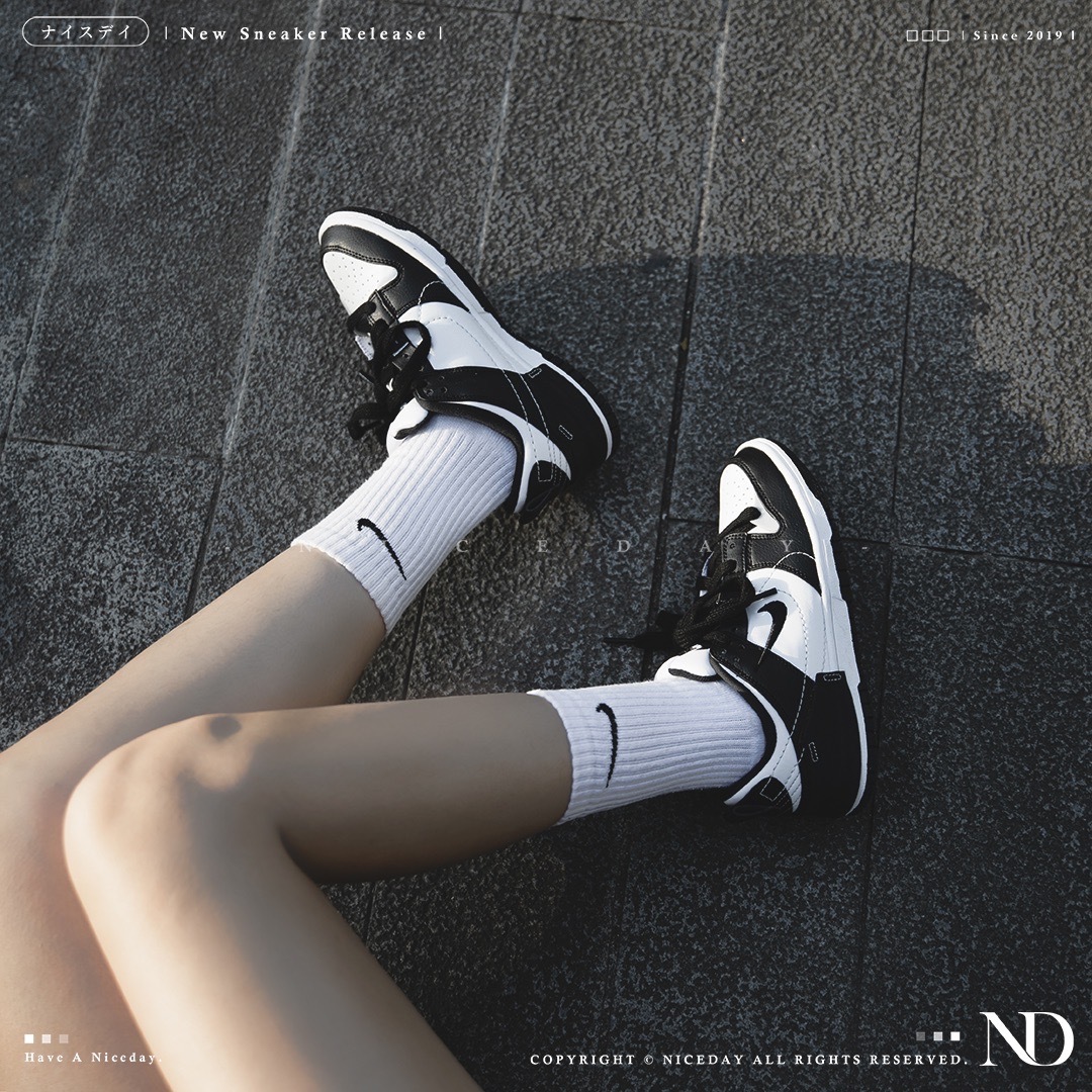 NICEDAY 現貨 Nike Dunk Low Disrupt 2 解構 黑白 熊貓 女款 DV4024-002