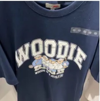 [S] SPAO WOODY UNISEX TENNIS GRAPHIC SHORT SLEEVE TEE,NAVY, SPRPD24C03-02 (SSP13)