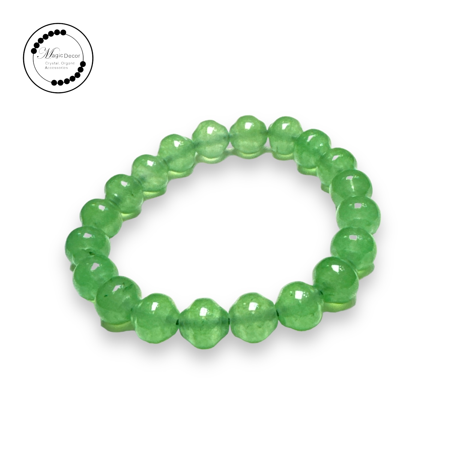 260131 - C153 9mm+綠東菱玉鈴鐺珠手串