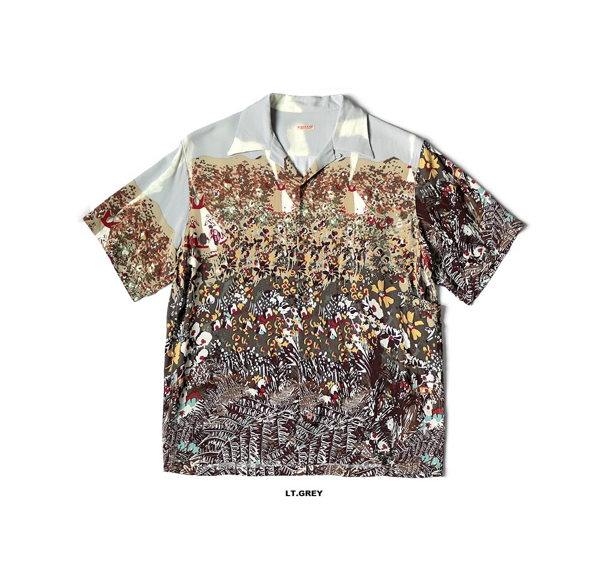KAPITAL Rayon Navajoland print ALOHA SHIRT II S/S - PRE ORDER ITEM (預訂中)