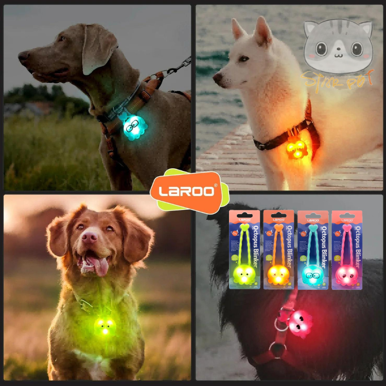 Laroo Octopus Blinker (Blue/Orange/Green/Pink)