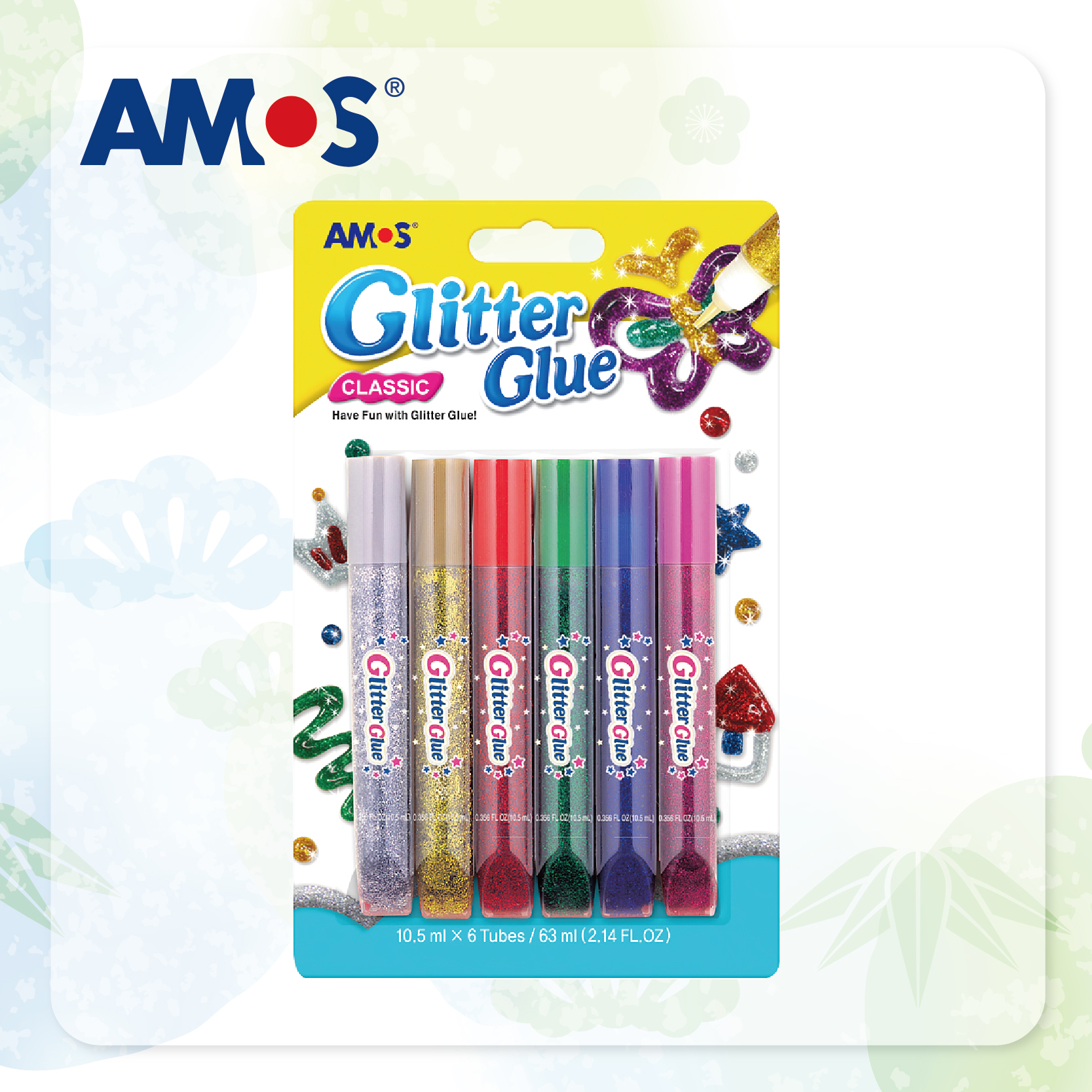 AMOS 閃爍金粉膠水 (經典裝)