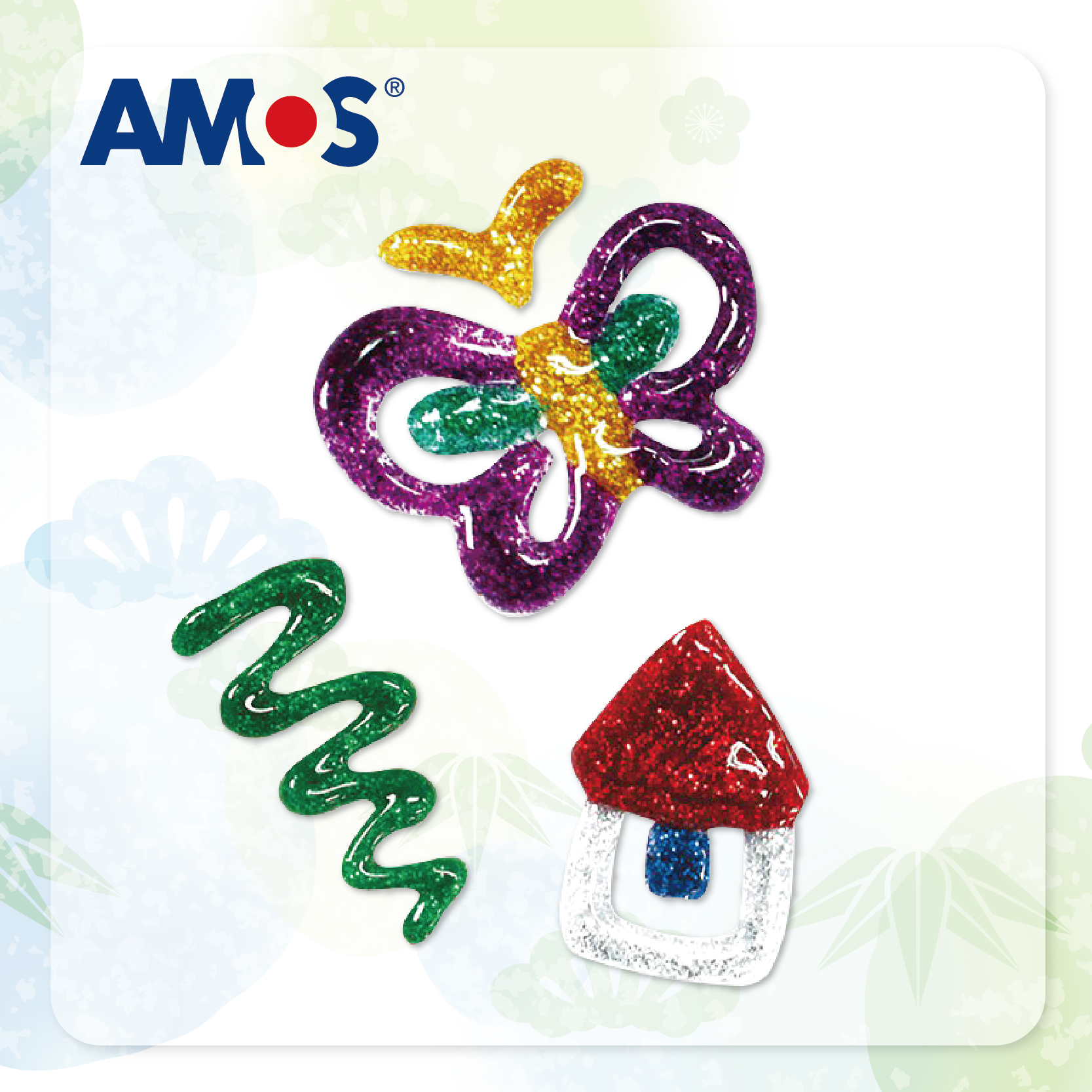 AMOS 閃爍金粉膠水 (經典裝)
