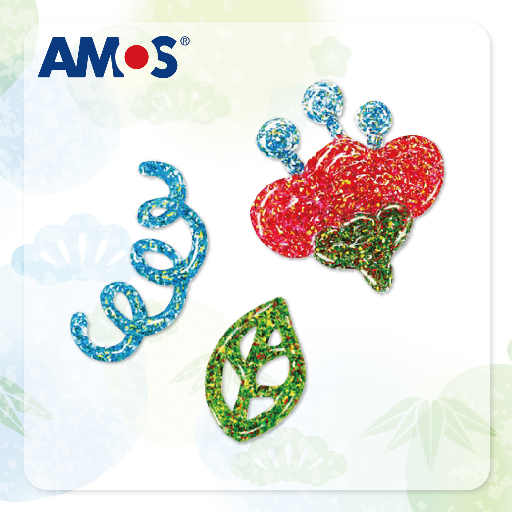 AMOS 閃爍金粉膠水 (五彩紙屑效果)