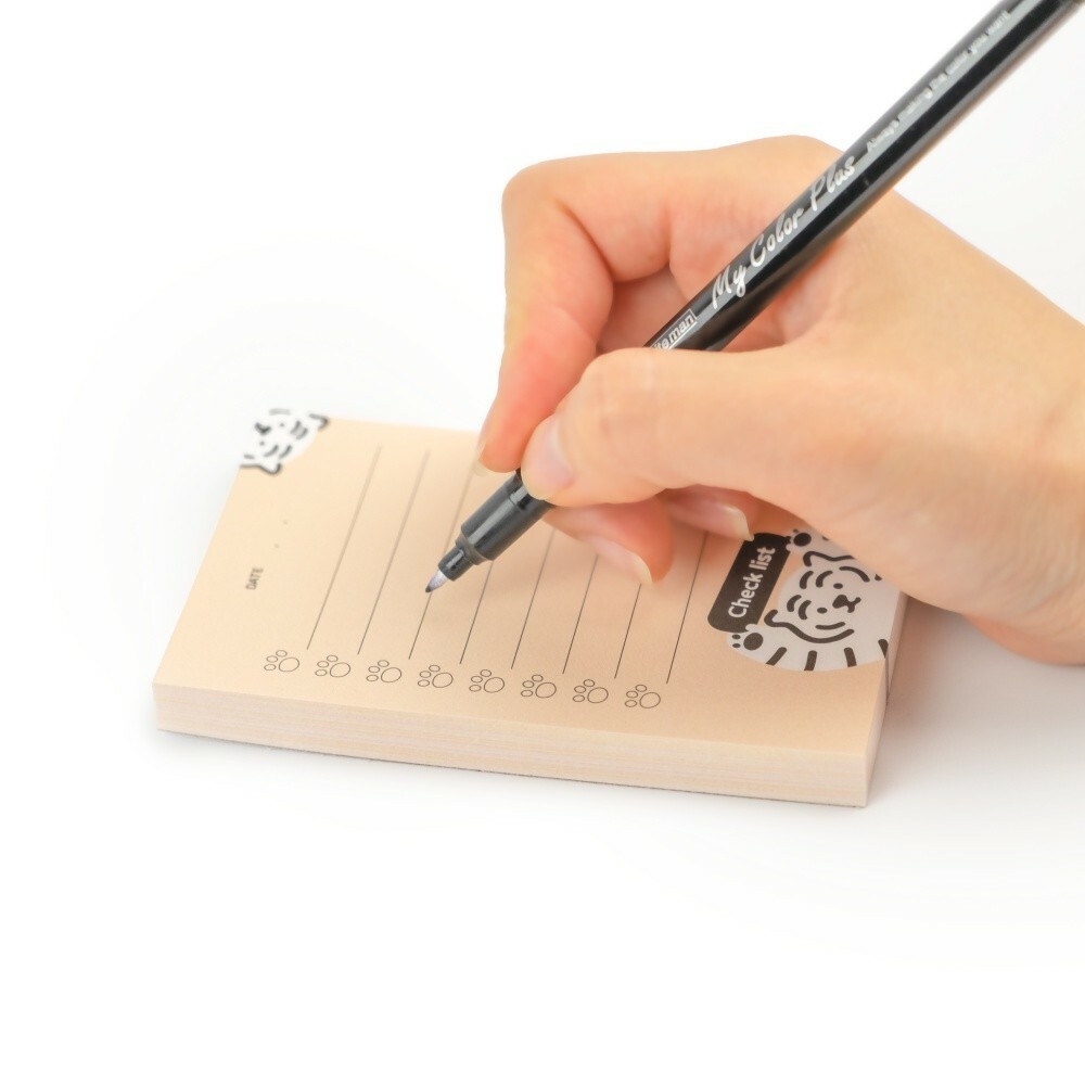 Muzik Tiger Memo Pad－To-do List Series (Korean Stationery Brand)