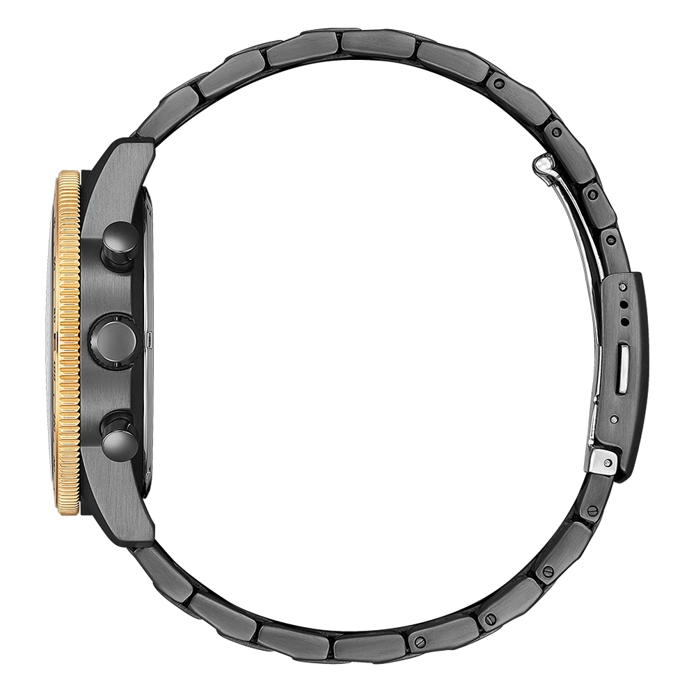 萬年鐘錶 - Citizen 星辰錶  光動能航空計時男錶  CA4556-89E  錶徑43MM