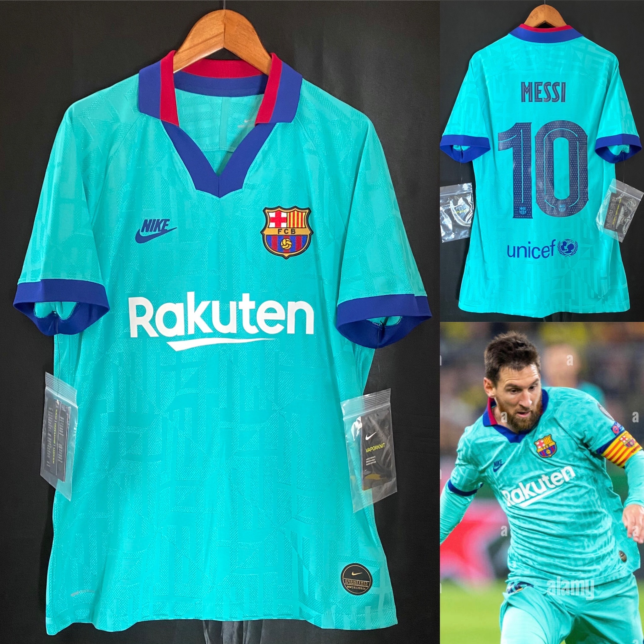 (球員版) 巴塞隆拿 2019-2020 Nike 二客球員版球衣 #10 MESSI