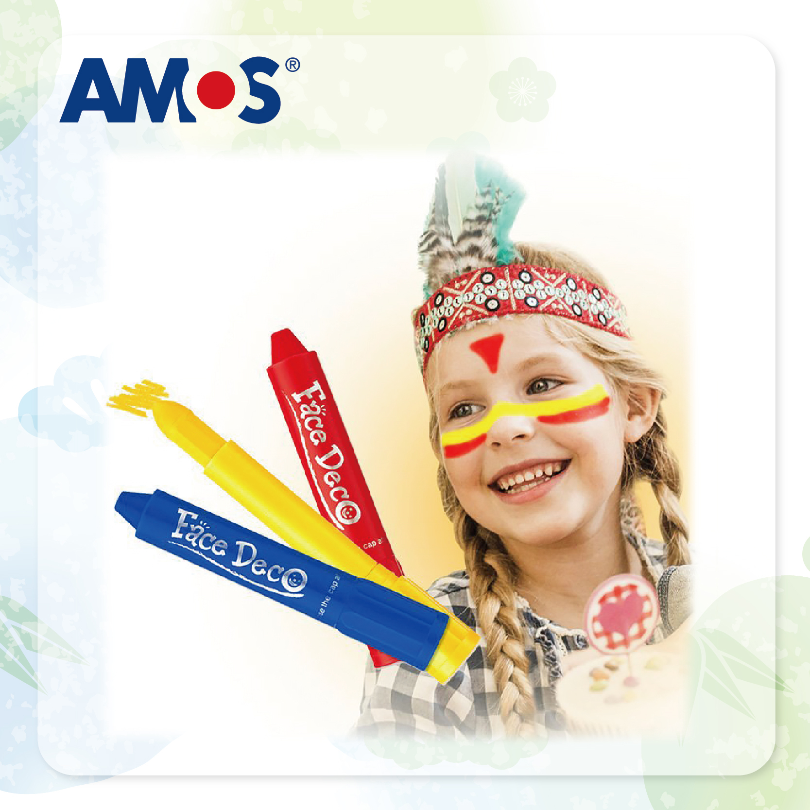 AMOS 繽紛面彩 (12色膠盒裝)