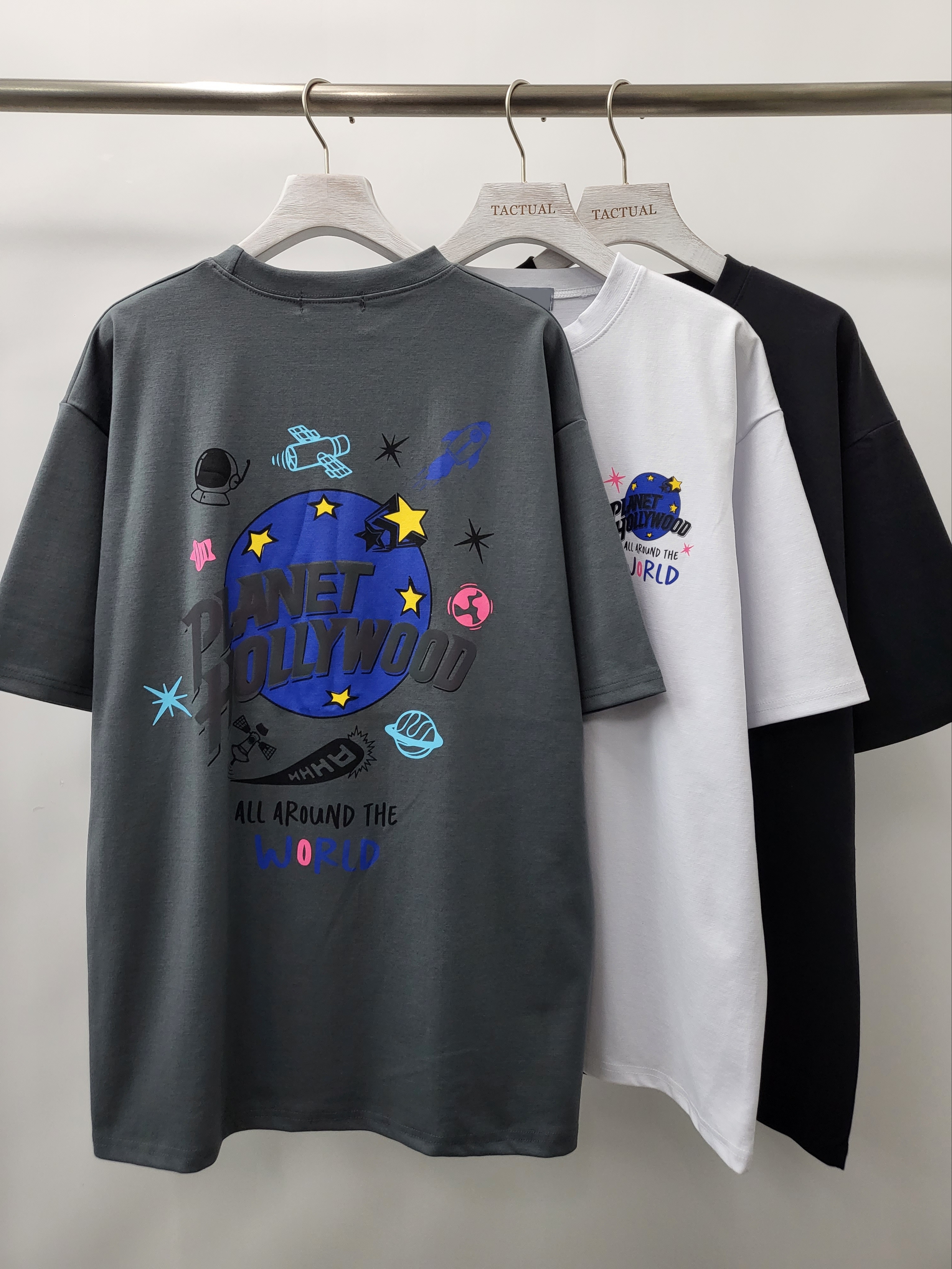 3M反光英文字圖案短袖Tee T5095