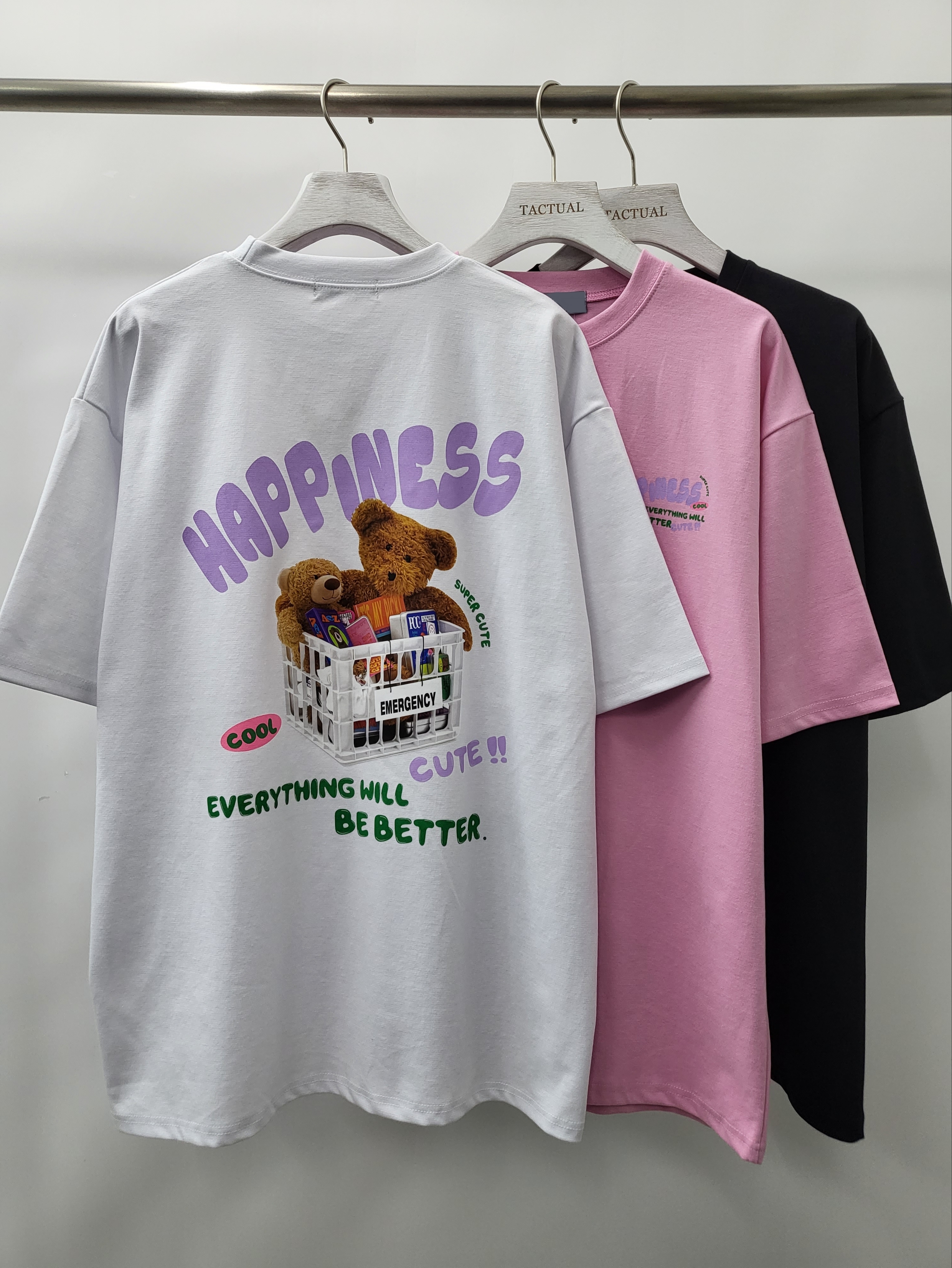 熊仔圖案短袖Tee T5094