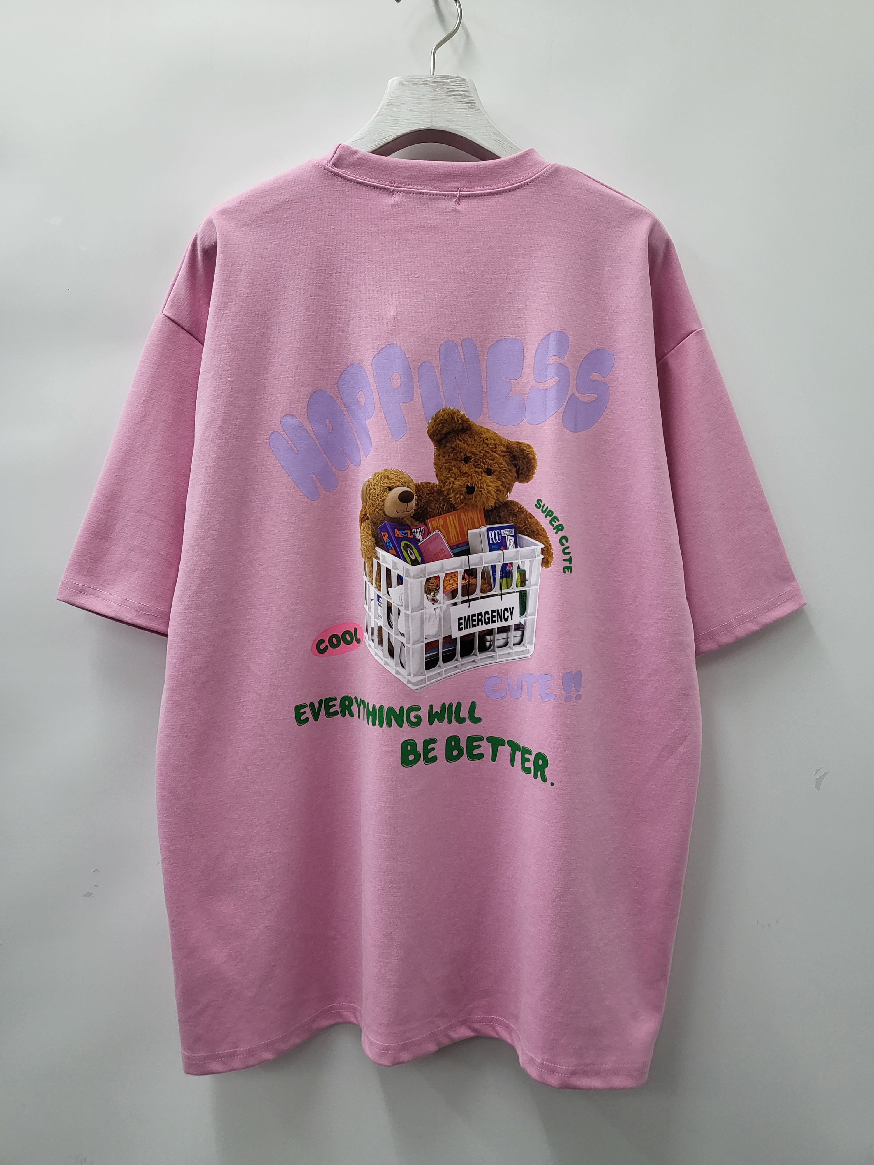 熊仔圖案短袖Tee T5094