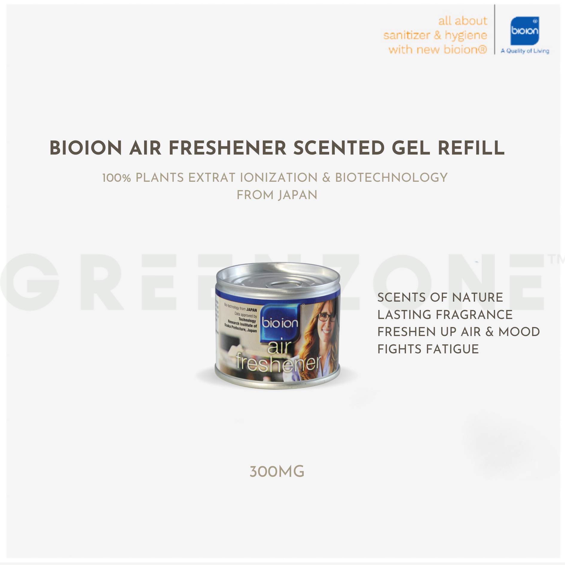GZ LIVE BIOION FRESHENER REFILL COMBO
