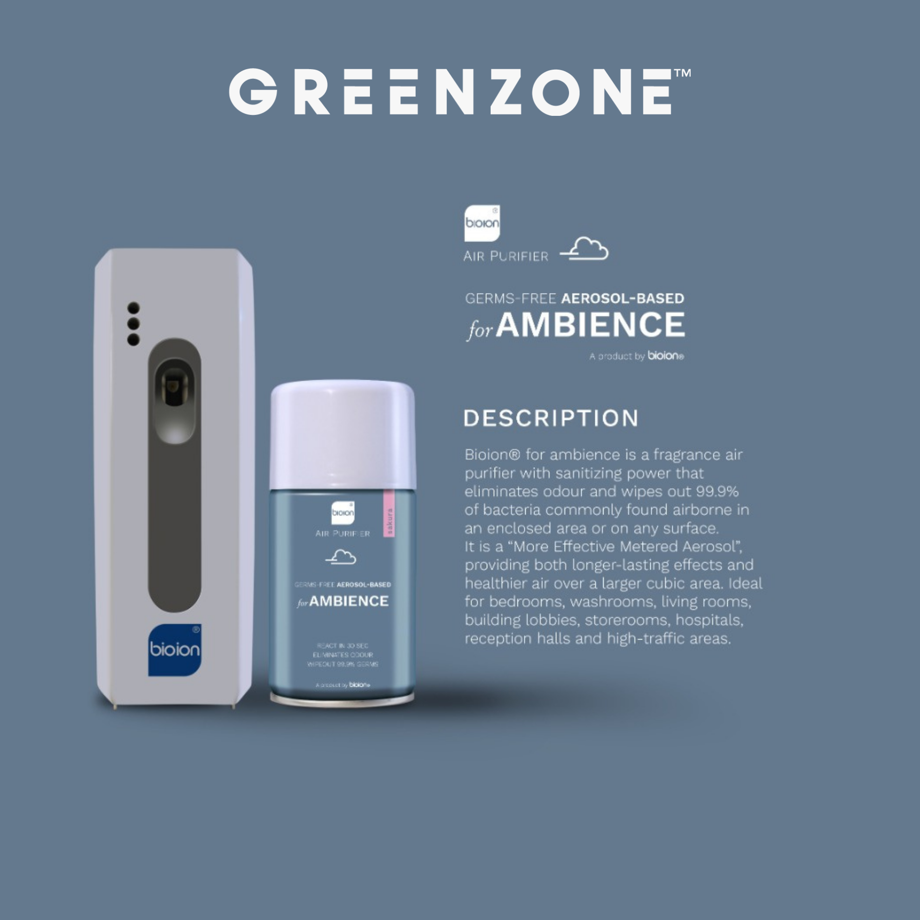 GZ LIVE BIOION AEROSOL REFILL  + DISPENSER COMBO