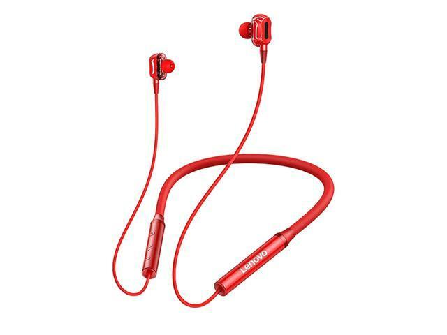 Lenovo HE05 Pro 藍牙頸掛式耳機 TWS 無線耳機 - 紅色