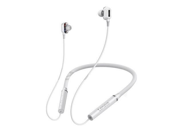 Lenovo HE05 Pro 藍牙頸掛式耳機 TWS 無線耳機 - 白色